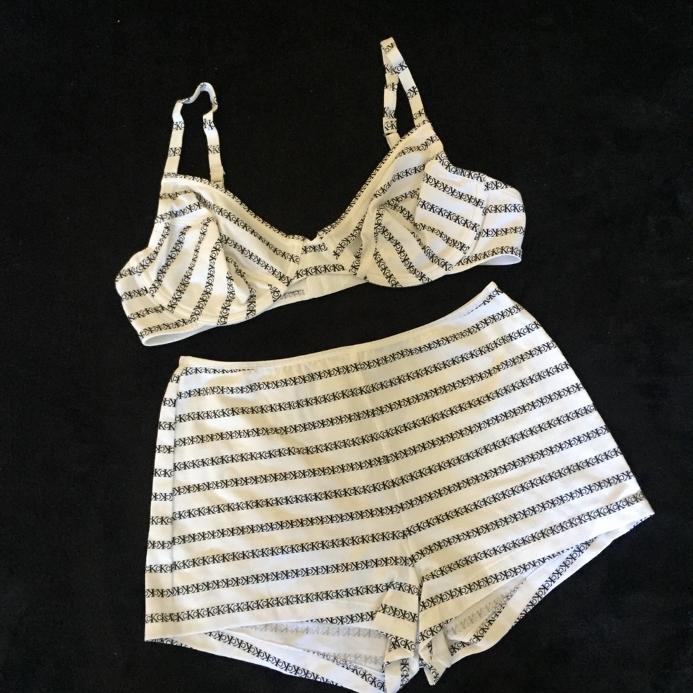 Calvin Klein 2 Piece Bra and Shorts Set